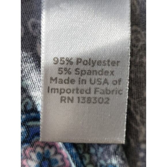 Avenue Women's Multicolor Polyester Scoop Neck Sleeveless Long Maxi Dress 22/24 - Picture 7 of 12